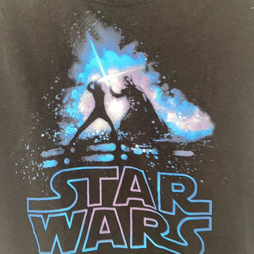 Star Wars Graphic Tee Fight Logo Size Medium